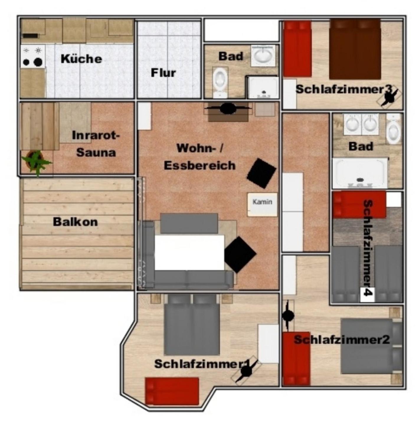 Appartementhaus Zraunig Flattach Room photo